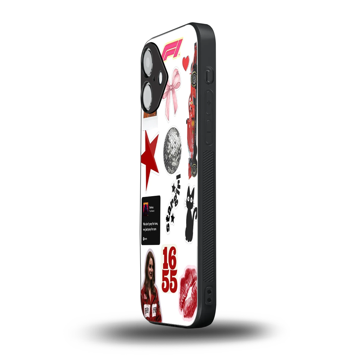 Formula 1 Fever iPhone 16 mobile cover | shockproof glass phone case