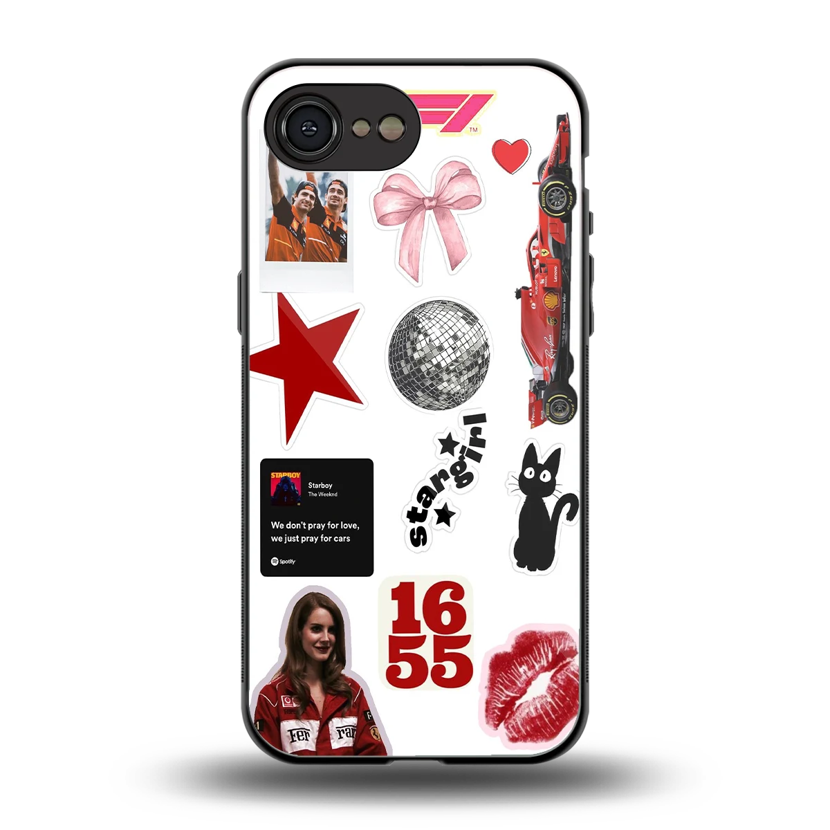 Formula 1 Fever back phone cover | glass case for iphone 16e