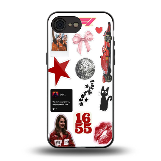 Formula 1 Fever back phone cover | glass case for iphone 16e