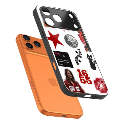 Formula 1 Fever sleek iphone 17 pro max cover with tempered glass back and TPU edges
