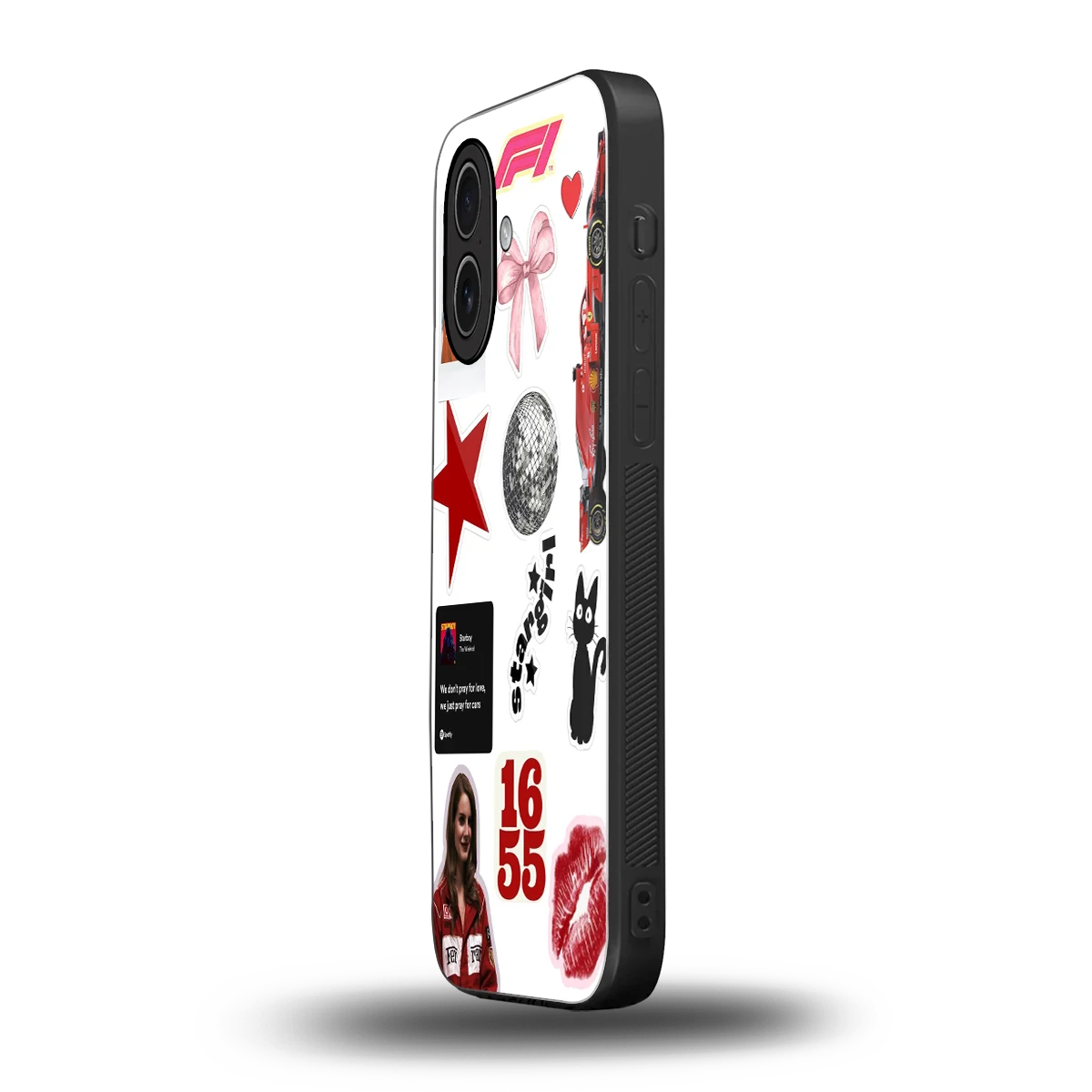 Formula 1 Fever iphone 17 mobile cover | shockproof glass phone case