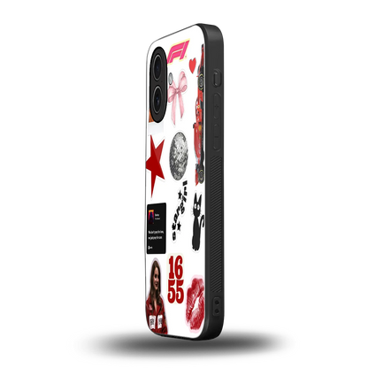 Formula 1 Fever iphone 17 mobile cover | shockproof glass phone case