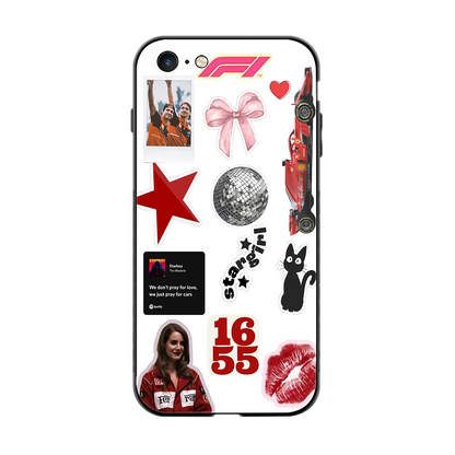 Formula 1 Fever back phone cover | glass case for iphone 6