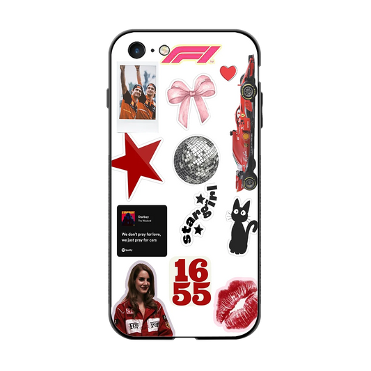 Formula 1 Fever back phone cover | glass case for iphone 6