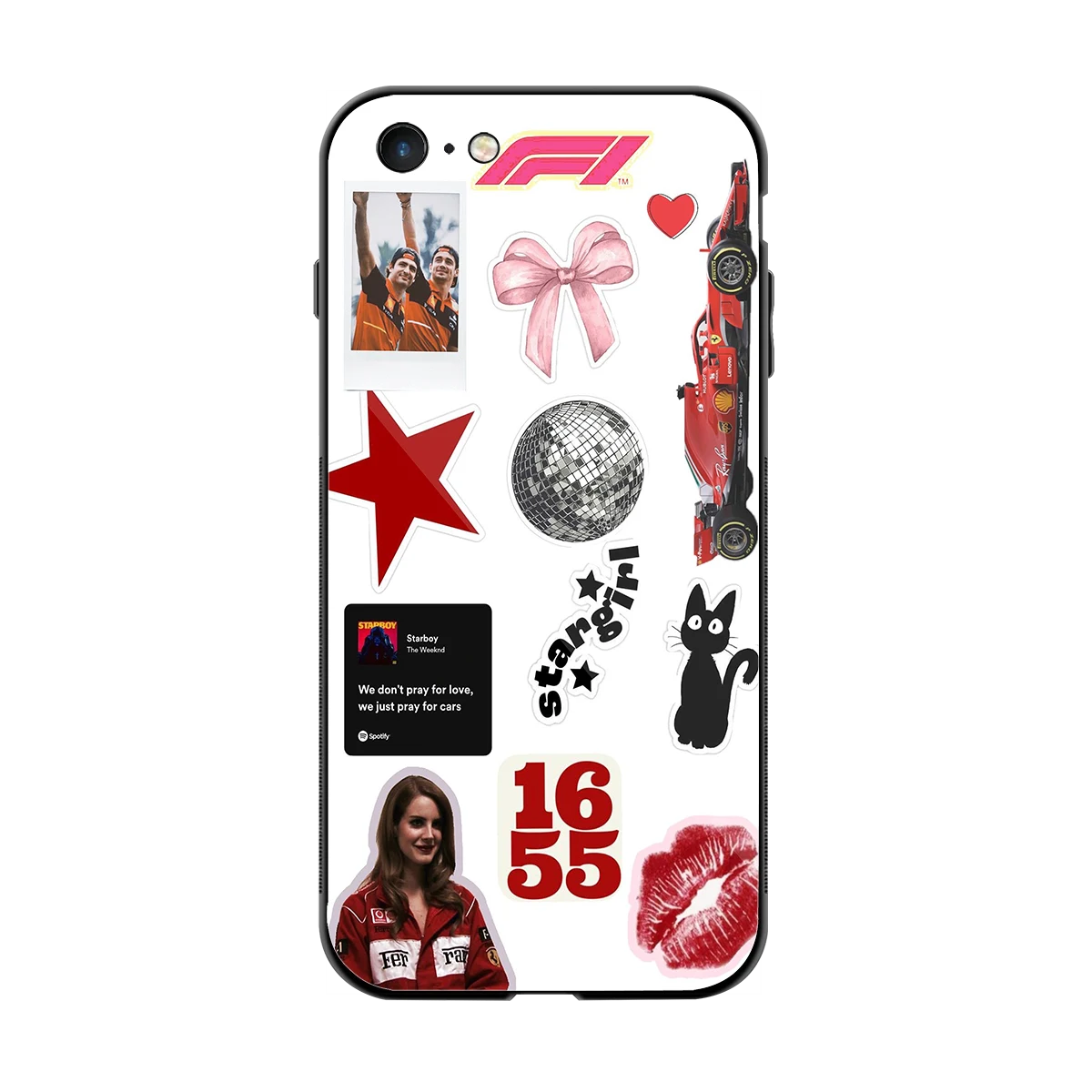 Formula 1 Fever back phone cover | glass case for iphone 6s