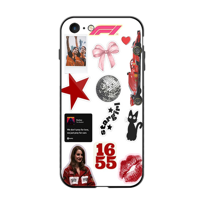 Formula 1 Fever back phone cover | glass case for iphone 7