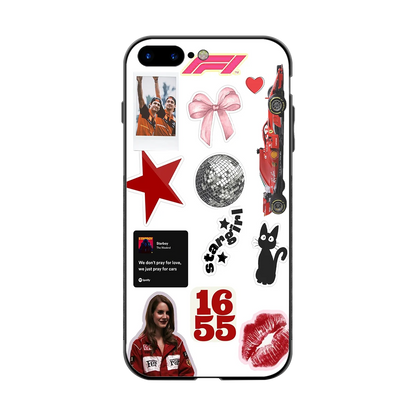 Formula 1 Fever back phone cover | glass case for iphone 8 plus