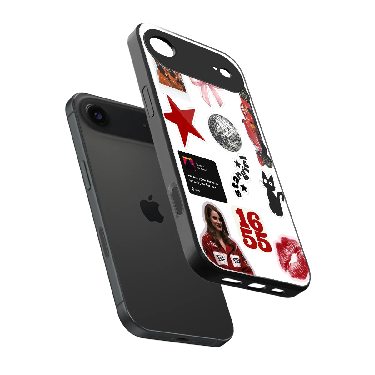 Formula 1 Fever sleek iphone air cover with tempered glass back and TPU edges