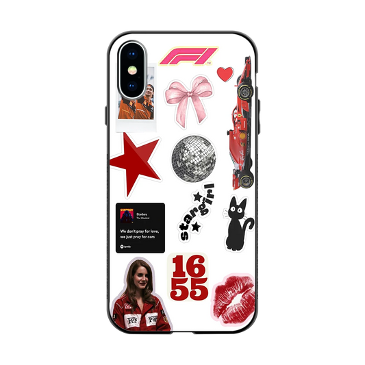 Formula 1 Fever back phone cover | glass case for iphone xs