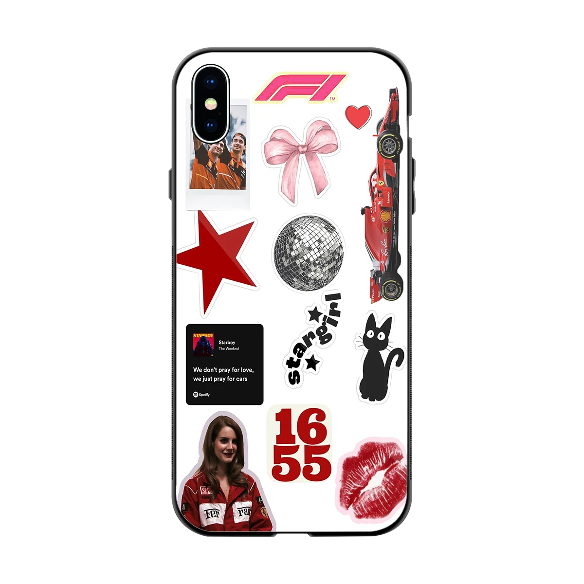 Formula 1 Fever back phone cover | glass case for iphone xs max