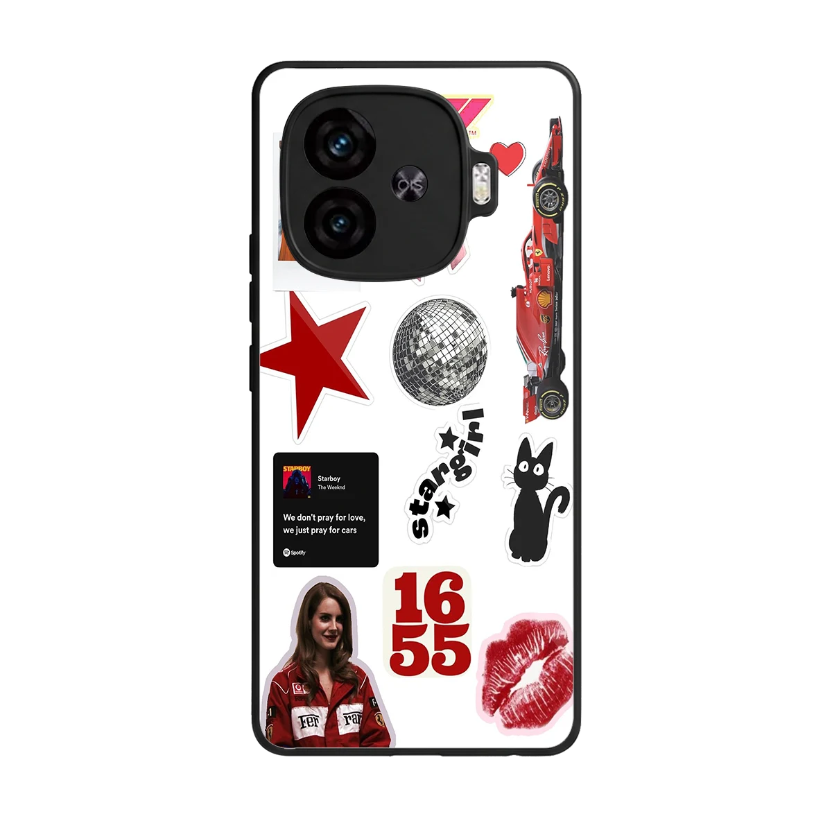 Formula 1 Fever back phone cover | glass case for iqoo neo 10r 5g
