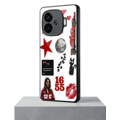 Formula 1 Fever iqoo neo 10r 5g mobile cover | shockproof glass phone case