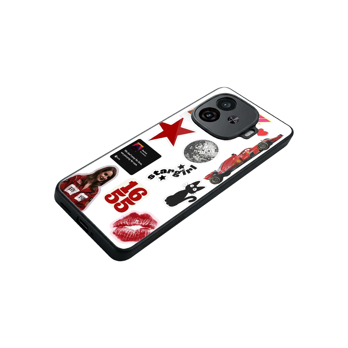 Formula 1 Fever stylish phone case for iqoo neo 10r 5g | glossy glass and slim fit