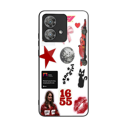 Formula 1 Fever back phone cover | glass case for motorola edge 40 neo 5g