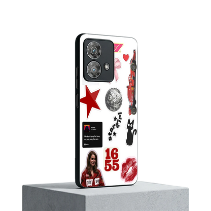 Formula 1 Fever motorola edge 40 neo 5g mobile cover | shockproof glass phone case