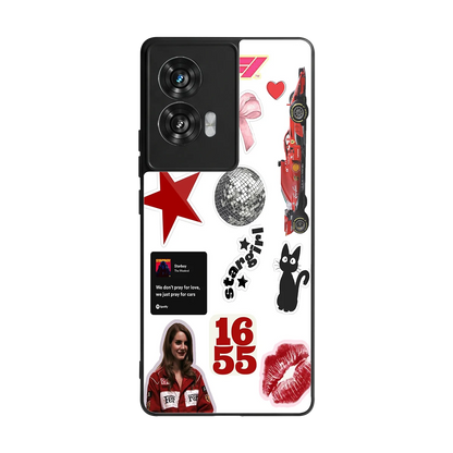 Formula 1 Fever back phone cover | glass case for motorola edge 50 fusion