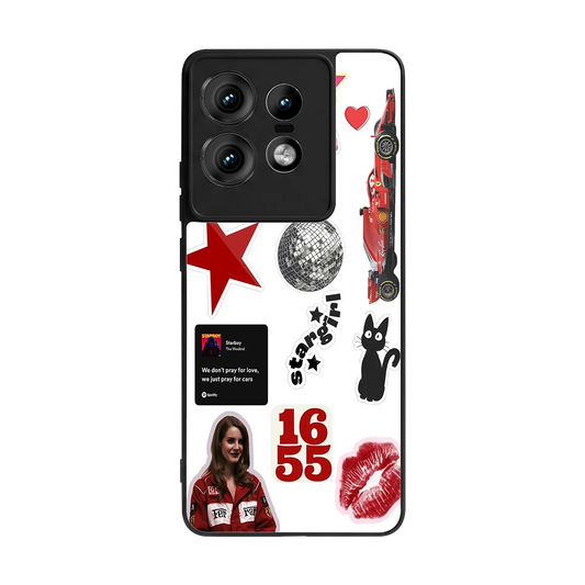 Formula 1 Fever back phone cover | glass case for motorola edge 50 pro