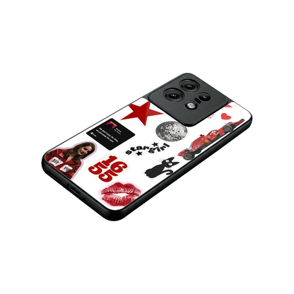 Formula 1 Fever stylish phone case for motorola edge 50 pro | glossy glass and slim fit
