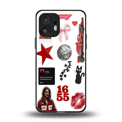 Formula 1 Fever back phone cover | glass case for nothing phone 2