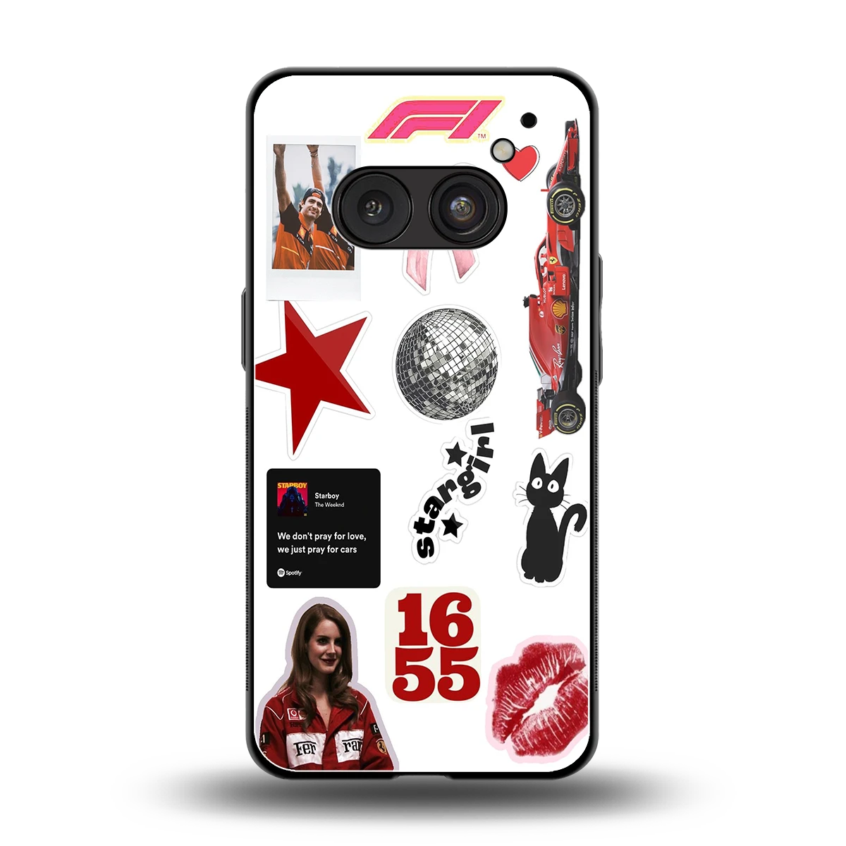 Formula 1 Fever back phone cover | glass case for nothing phone 2a plus