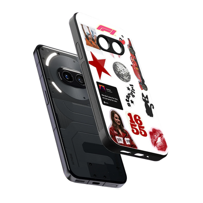 Formula 1 Fever sleek nothing phone 2a cover with tempered glass back and TPU edges
