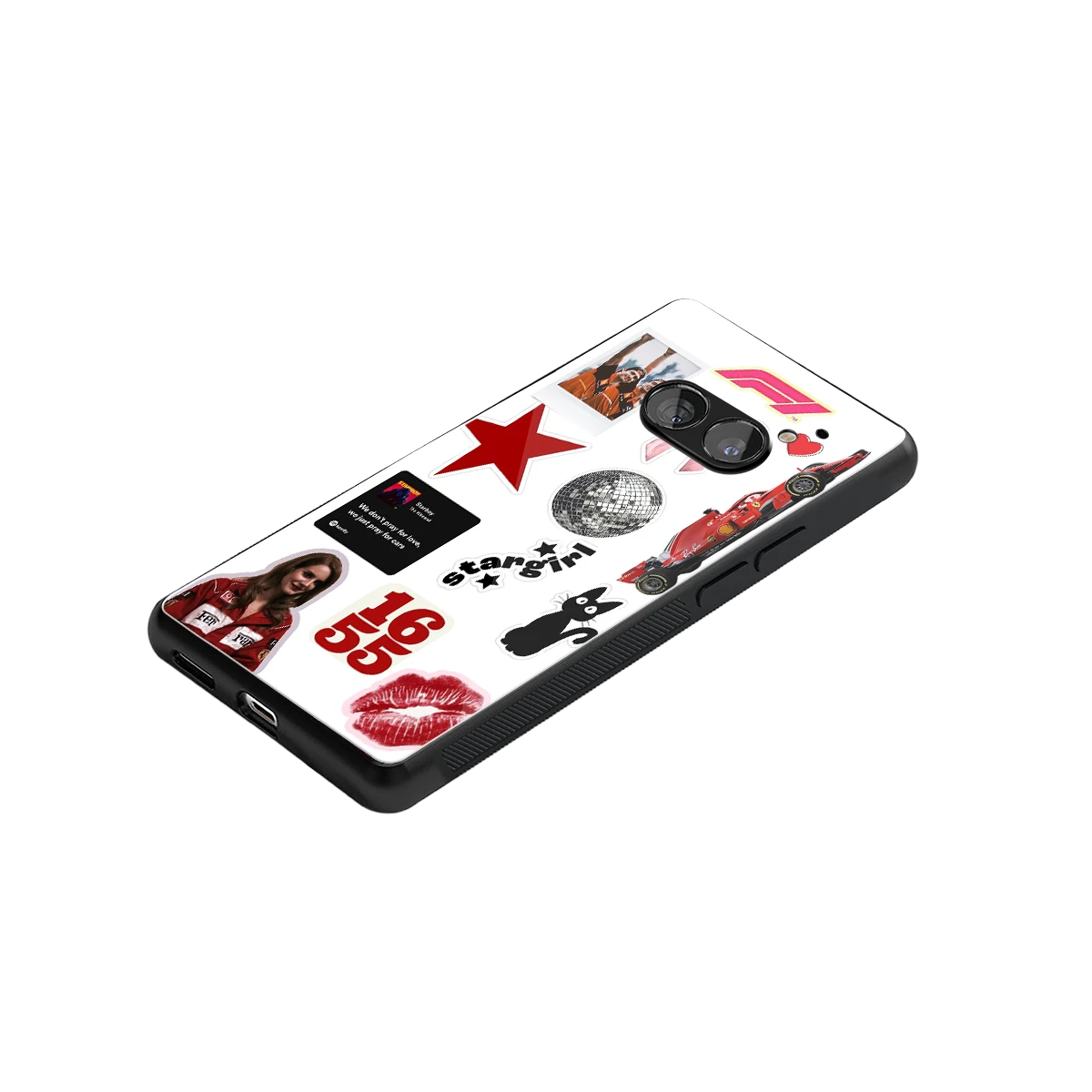 Formula 1 Fever stylish phone case for nothing phone 2a | glossy glass and slim fit