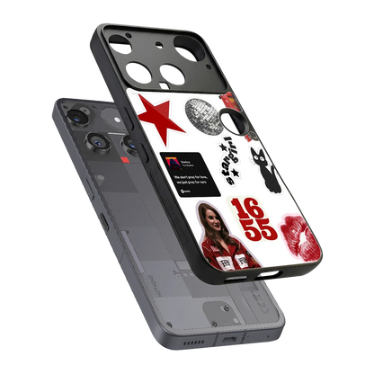 Formula 1 Fever sleek nothing phone 3 cover with tempered glass back and TPU edges