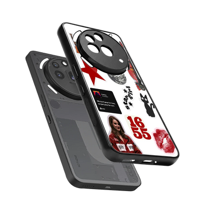 Formula 1 Fever sleek nothing phone 3a pro cover with tempered glass back and TPU edges
