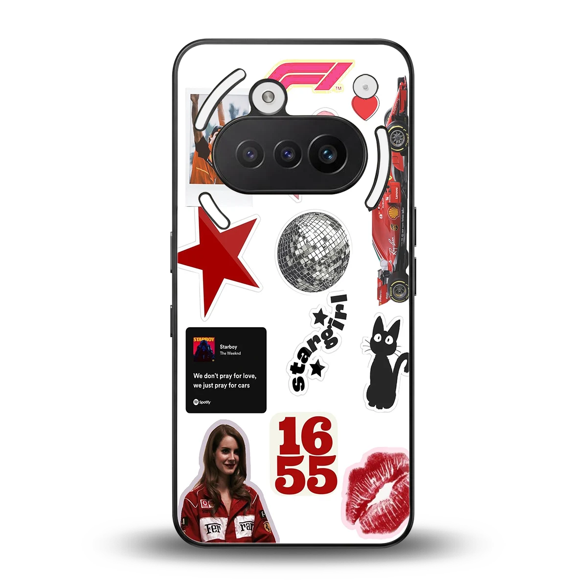 Formula 1 Fever back phone cover | glass case for nothing phone 3a