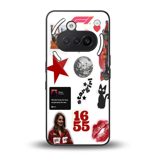 Formula 1 Fever back phone cover | glass case for nothing phone 3a