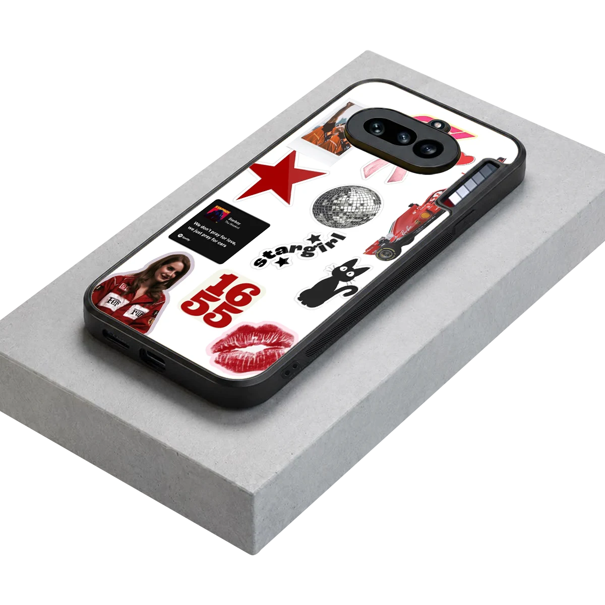 Formula 1 Fever stylish phone case for nothing phone 4a | glossy glass and slim fit