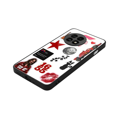 Formula 1 Fever stylish phone case for oneplus 13r | glossy glass and slim fit