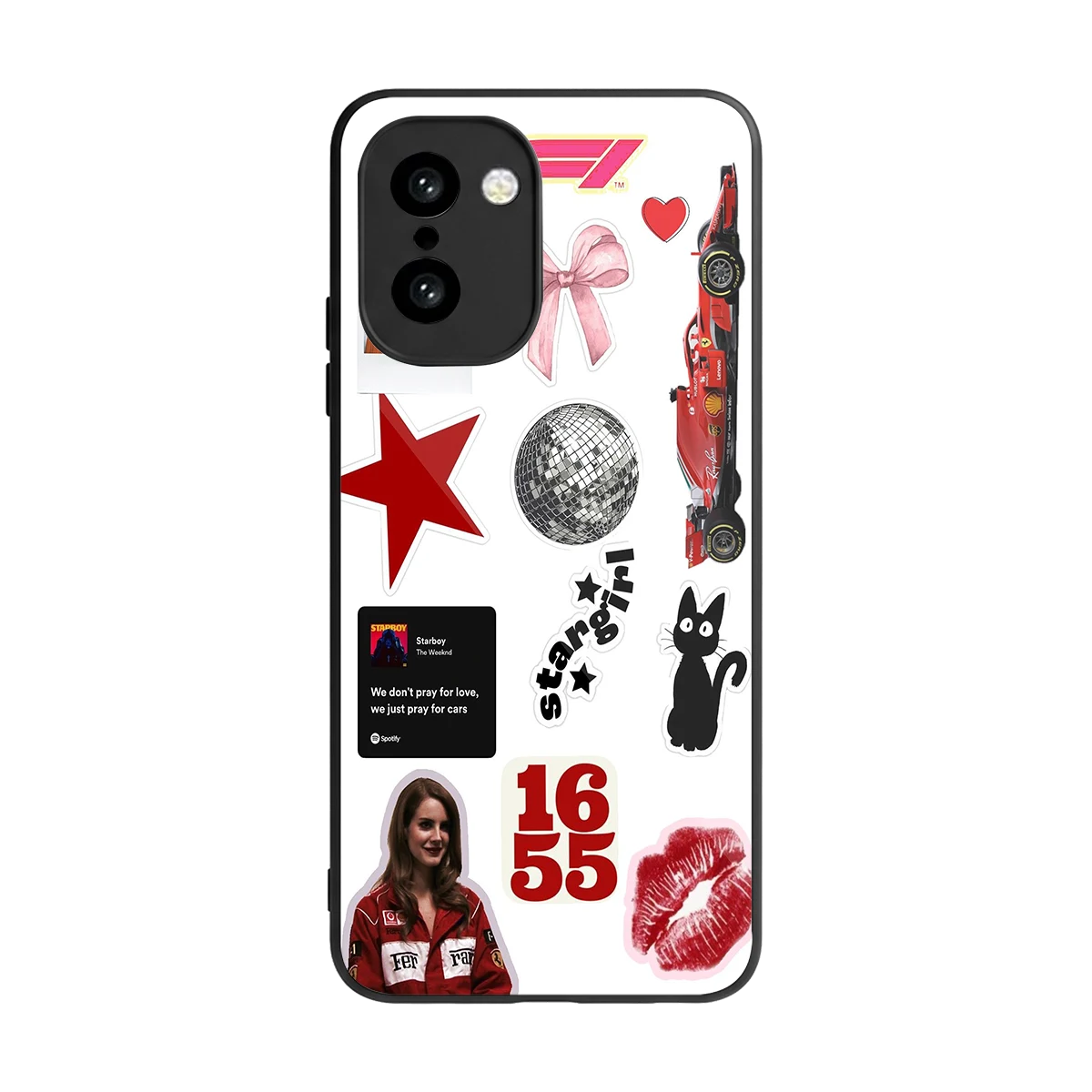 Formula 1 Fever back phone cover | glass case for oneplus 15r