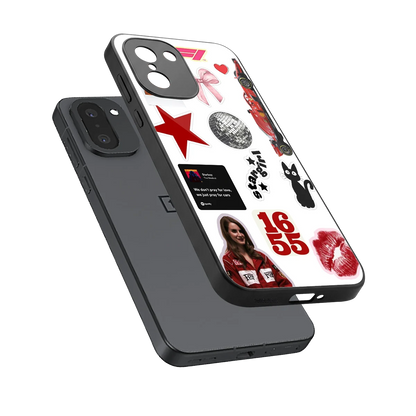 Formula 1 Fever sleek oneplus 15r cover with tempered glass back and TPU edges