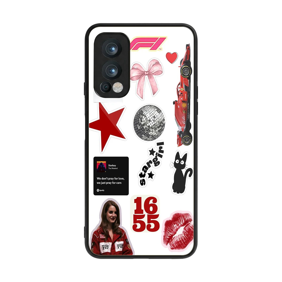 Formula 1 Fever back phone cover | glass case for oneplus nord 2