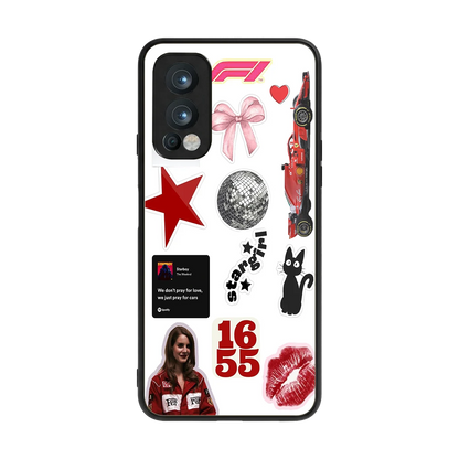Formula 1 Fever back phone cover | glass case for oneplus nord 2