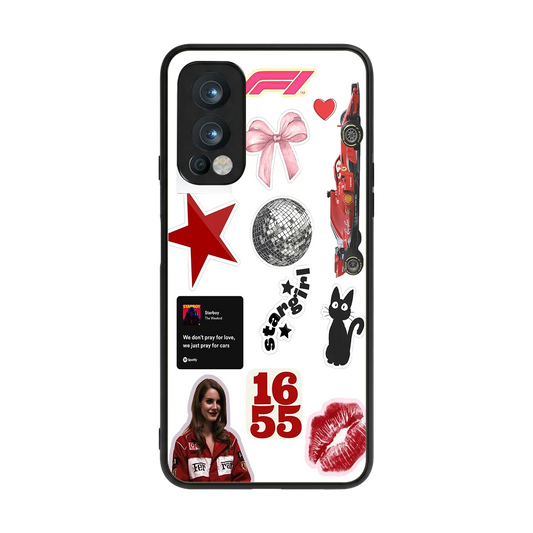 Formula 1 Fever back phone cover | glass case for oneplus nord 2
