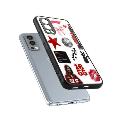 Formula 1 Fever sleek oneplus nord 2 cover with tempered glass back and TPU edges