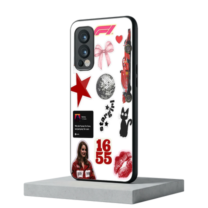 Formula 1 Fever oneplus nord 2 mobile cover | shockproof glass phone case