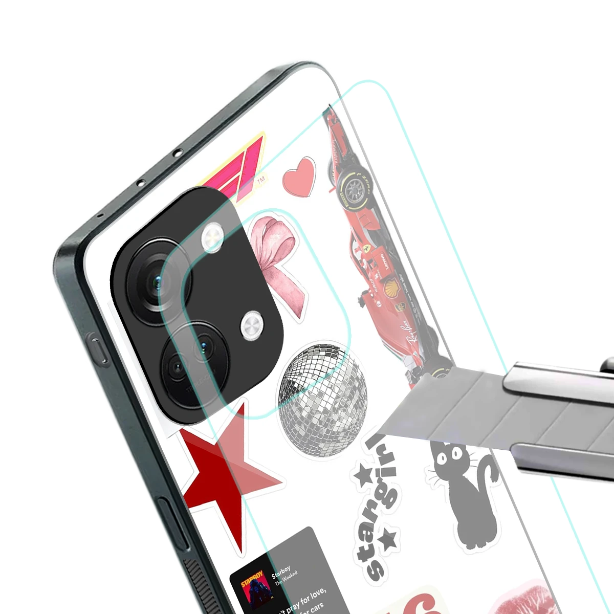 Formula 1 Fever stylish phone case for oneplus nord 3 | glossy glass and slim fit