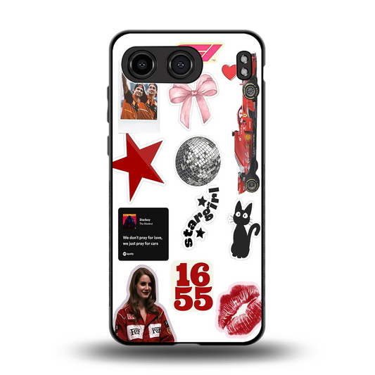 Formula 1 Fever back phone cover | glass case for oneplus nord 4
