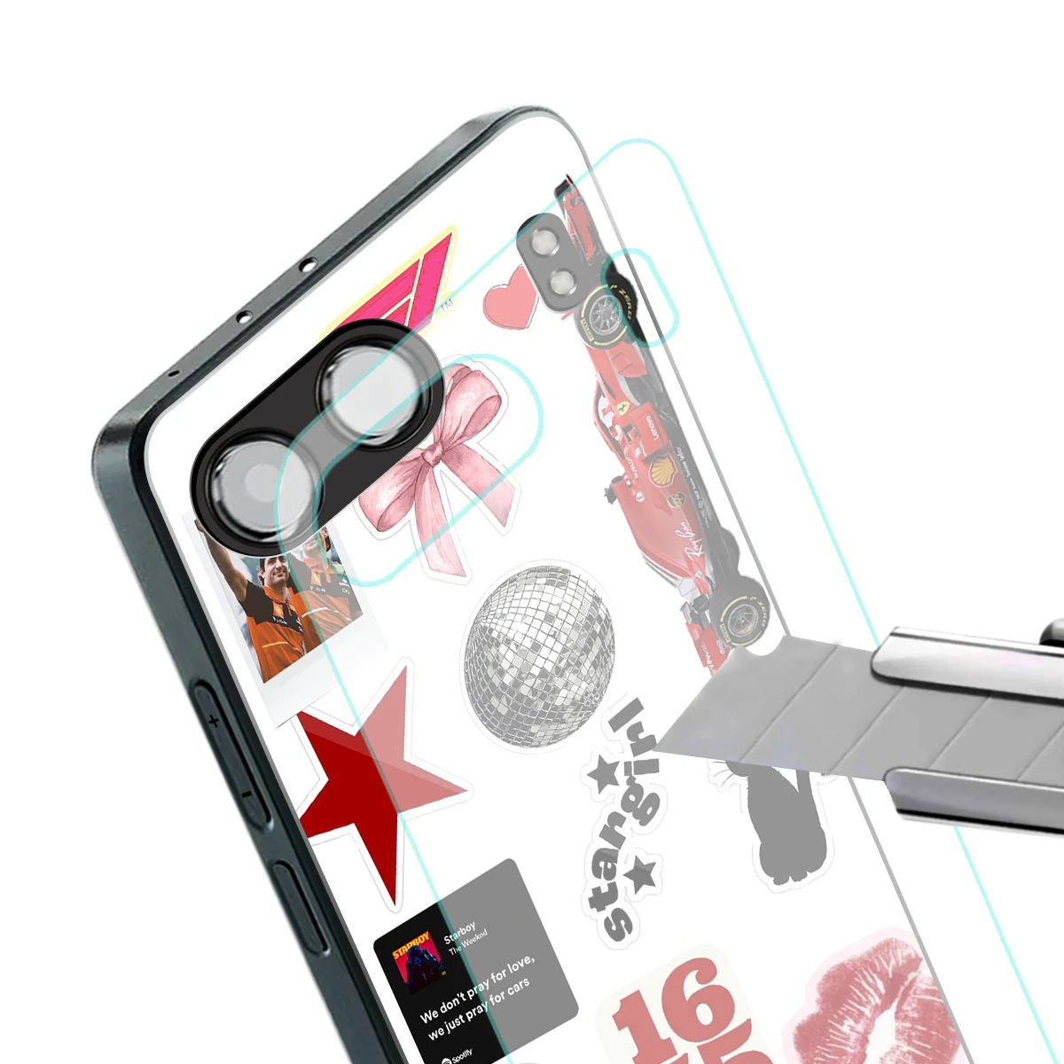 Formula 1 Fever stylish phone case for oneplus nord 4 | glossy glass and slim fit