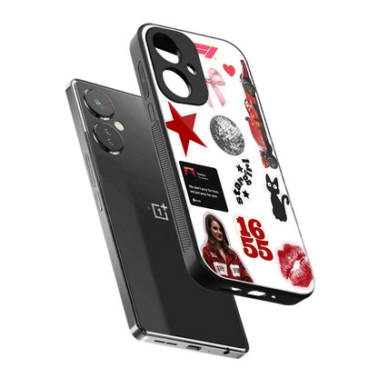 Formula 1 Fever sleek oneplus nord ce 3 cover with tempered glass back and TPU edges