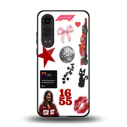 Formula 1 Fever back phone cover | glass case for oneplus nord ce 4 lite