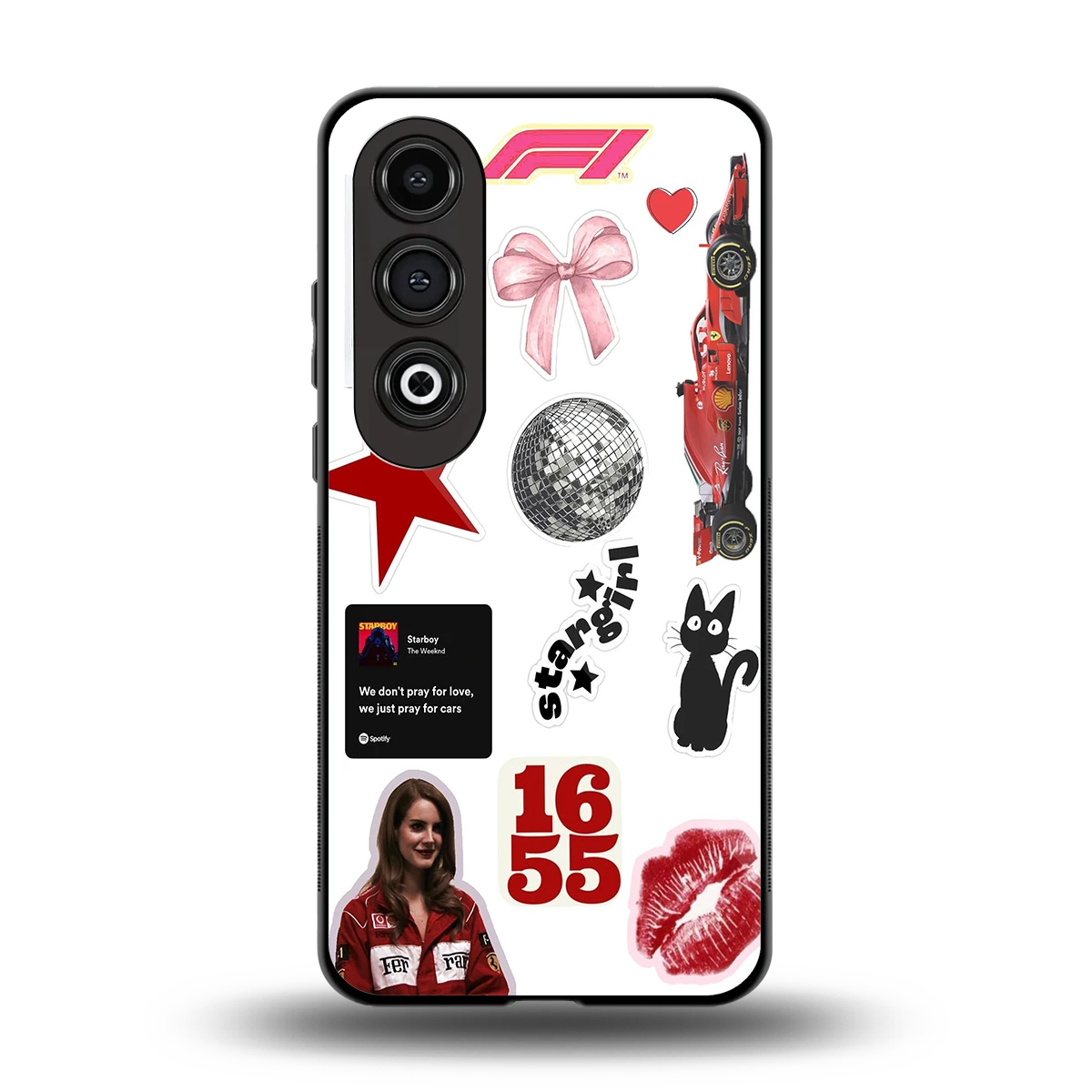 Formula 1 Fever back phone cover | glass case for oneplus nord ce 4