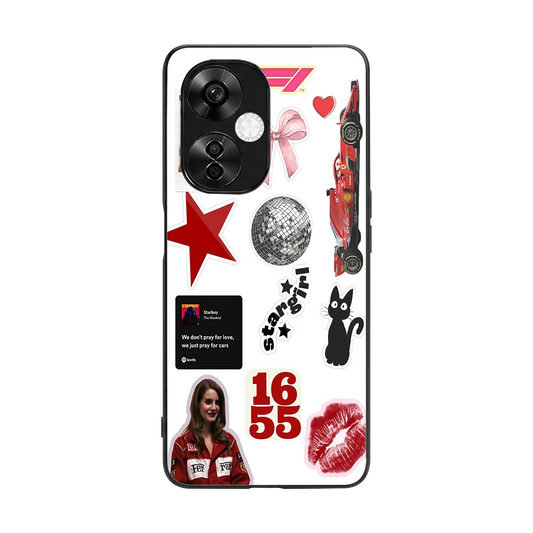 Formula 1 Fever back phone cover | glass case for oneplus nord ce 3 lite
