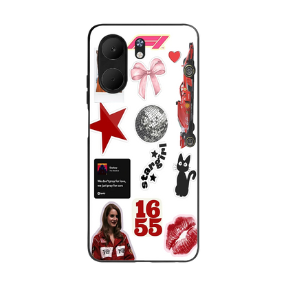 Formula 1 Fever back phone cover | glass case for oppo a5x 5g