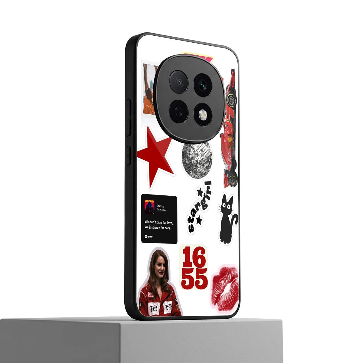 Formula 1 Fever oppo f29 pro 5g mobile cover | shockproof glass phone case
