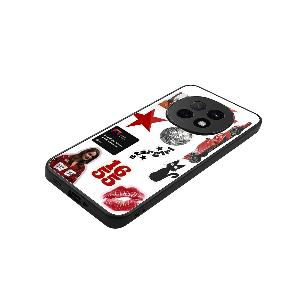 Formula 1 Fever stylish phone case for oppo f29 pro 5g | glossy glass and slim fit