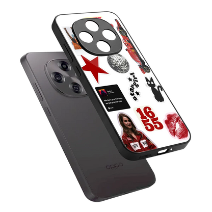 Formula 1 Fever sleek oppo f31 pro 5g cover with tempered glass back and TPU edges